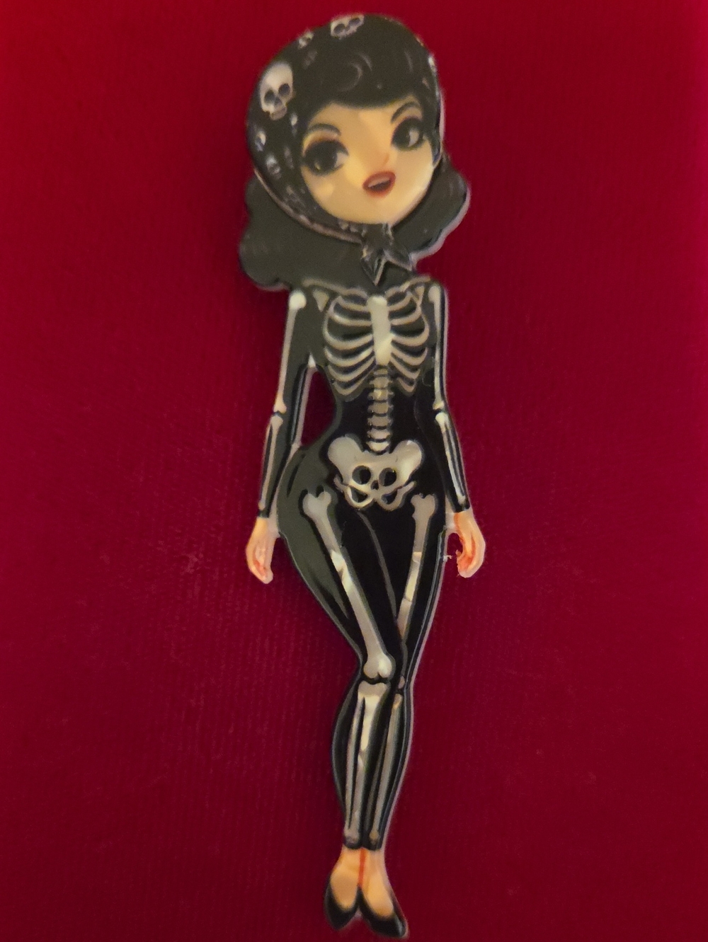 Halloween "MISFIT" Acrylic Brooch